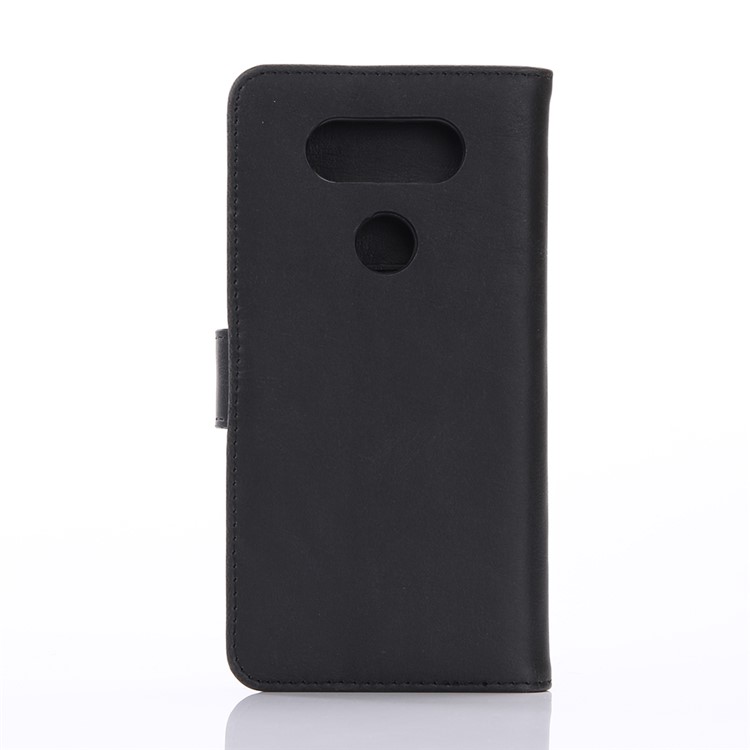 Retro Crazy Horse Flip Leather Wallet Case for LG V20 - Black-2