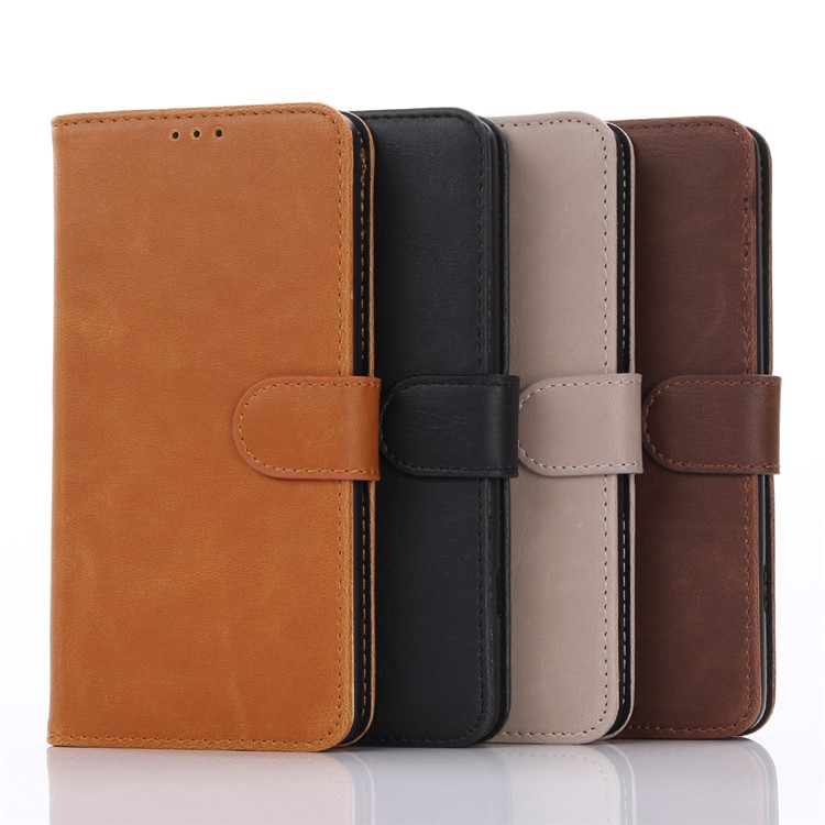 Retro Crazy Horse Flip Leather Wallet Case for LG V20 - Black-5