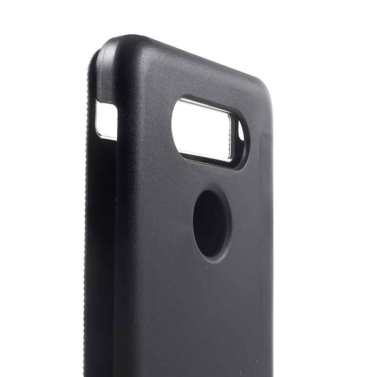 Hollow Window Smart Leather Phone Case for LG V20 - Black-8