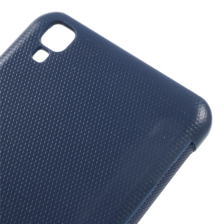 Wake / Sleep View Window Leather Flip Case for LG X Power - Blue-7