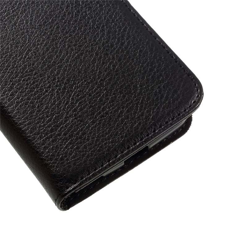 Litchi Texture Wallet Leather Phone Case for LG K3 - Black-7