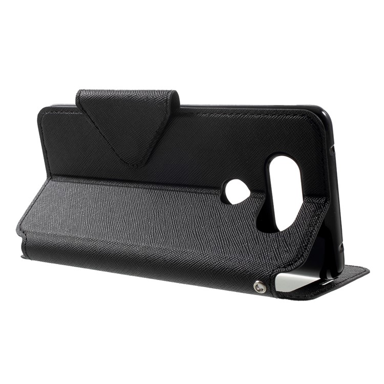 ROAR KOREA View Window Leather Stand Case for LG V20 - Black-3