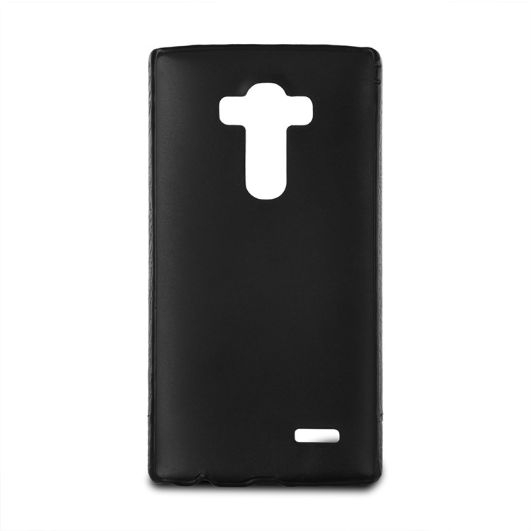 PIERRE CARDIN Genuine Leather Coated PC Case for LG G4 US991 VS986 H810 LS991 H811 - Black-3