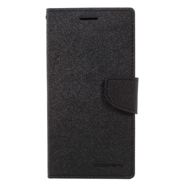 MERCURY GOOSPERY Fancy Diary Leather Wallet Stand Case for LG V20 - Black-3