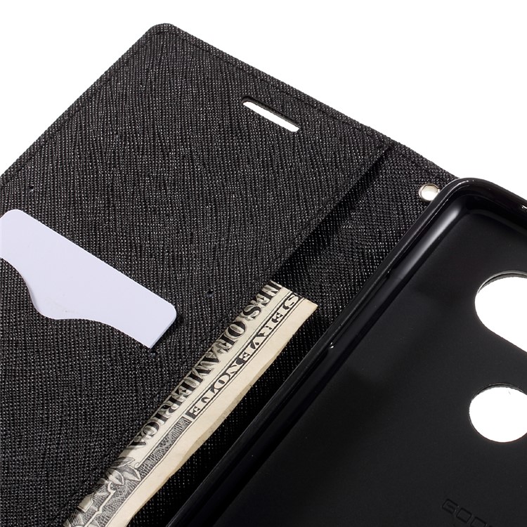 MERCURY GOOSPERY Fancy Diary Leather Wallet Stand Case for LG V20 - Black-9