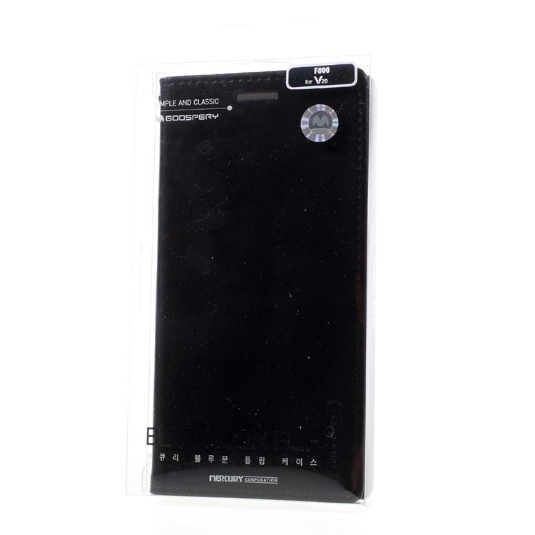 MERCURY GOOSPERY Blue Moon Leather Wallet Case for LG V20 - Black-10