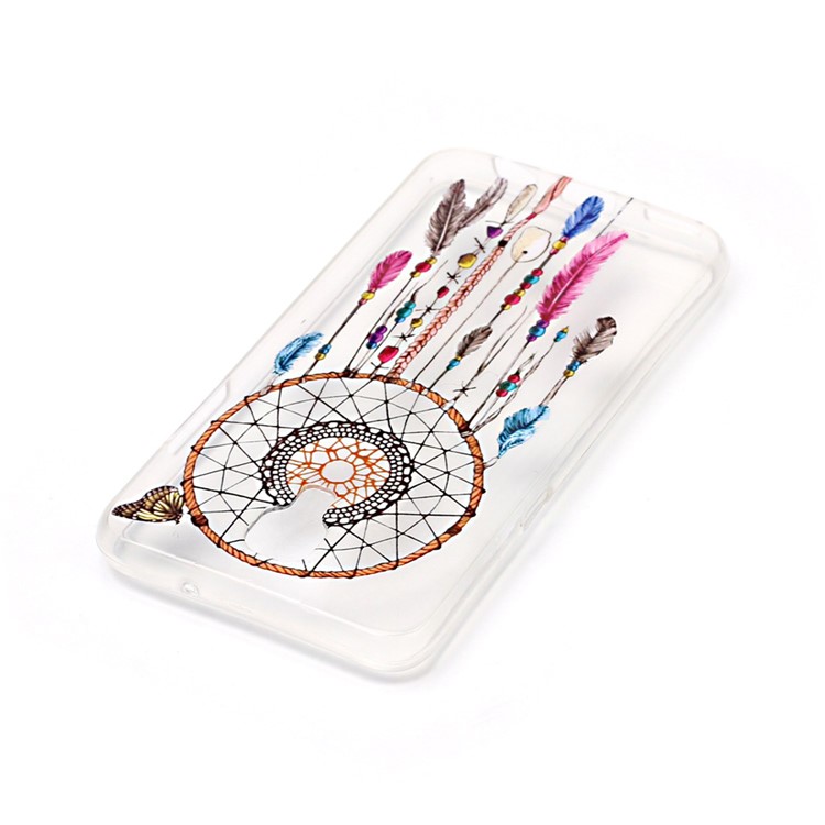 Crystal Clear IMD TPU Case for LG X Screen - Dream Catcher-3
