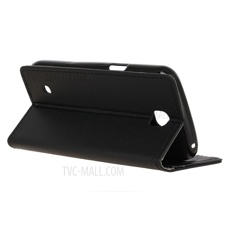 Wallet Leather Mobile Phone Stand Case for LG K3 (4G) - Black-5