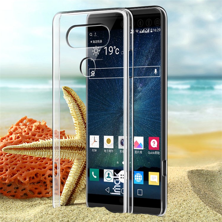 IMAK for LG V20 Scratch-proof Crystal Clear Case II PC Mobile Phone Cover-1