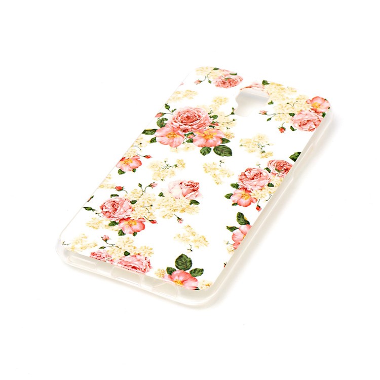 Pattern Printing IMD TPU Case for LG X Screen - Fresh Flowers-2
