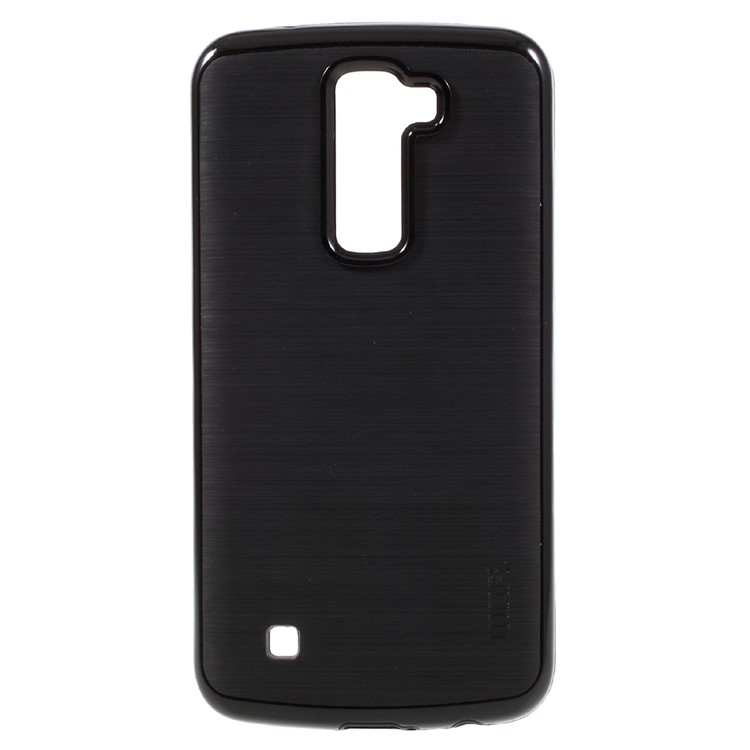 MOFI Brushed Phone Casing for LG K10 (TPU + PC) - Black-1