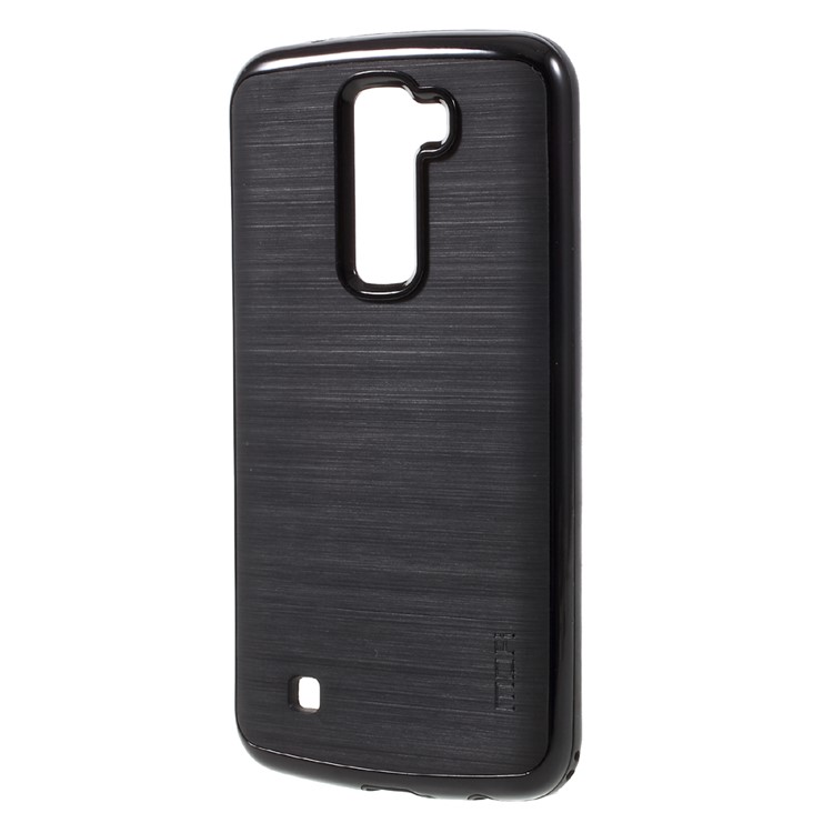 MOFI Brushed Phone Casing for LG K10 (TPU + PC) - Black-2