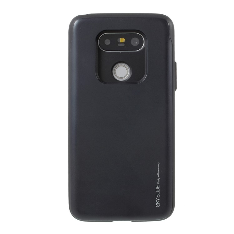 MERCURY GOOSPERY Sky Sliding Hybrid Card Holder Phone Case for LG G5/G5 SE (TPU + PC) - Black-2
