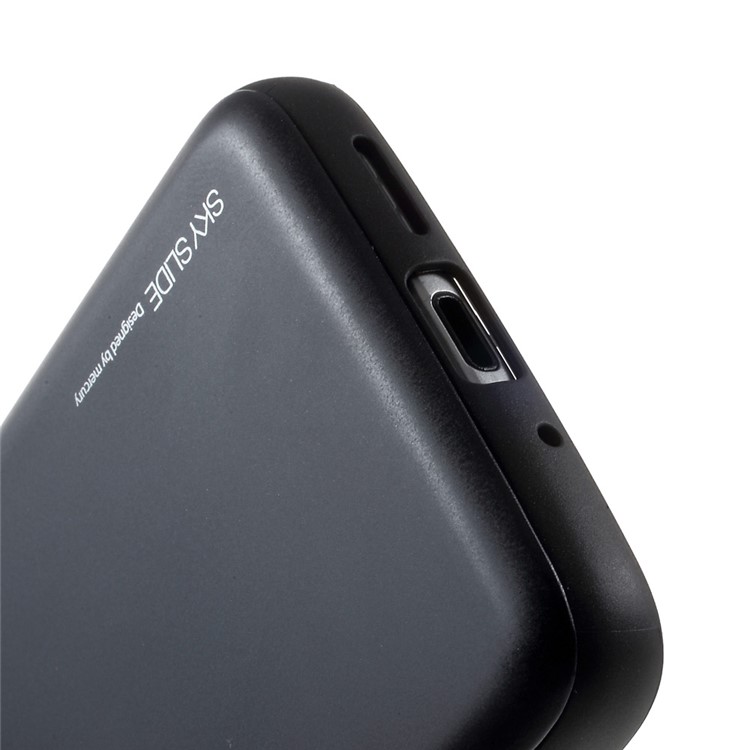 MERCURY GOOSPERY Sky Sliding Hybrid Card Holder Phone Case for LG G5/G5 SE (TPU + PC) - Black-6