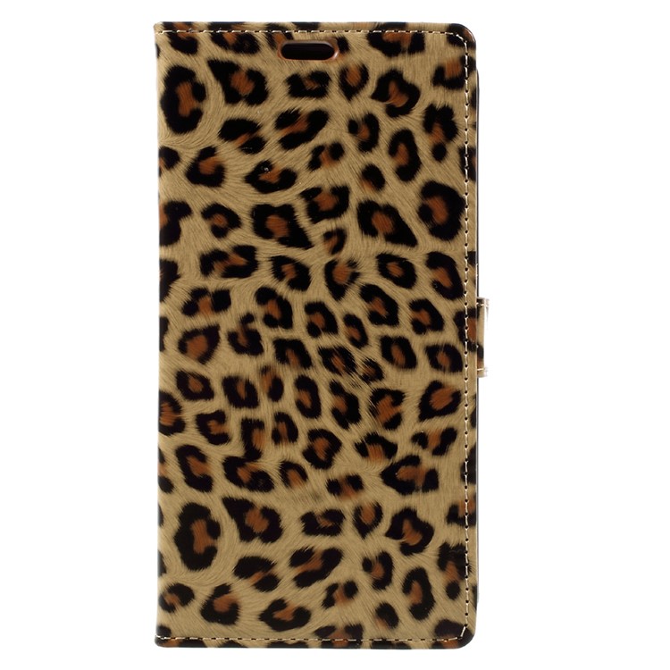 Leopard Pattern Leather Wallet Stand Case for LG Stylus 3-3
