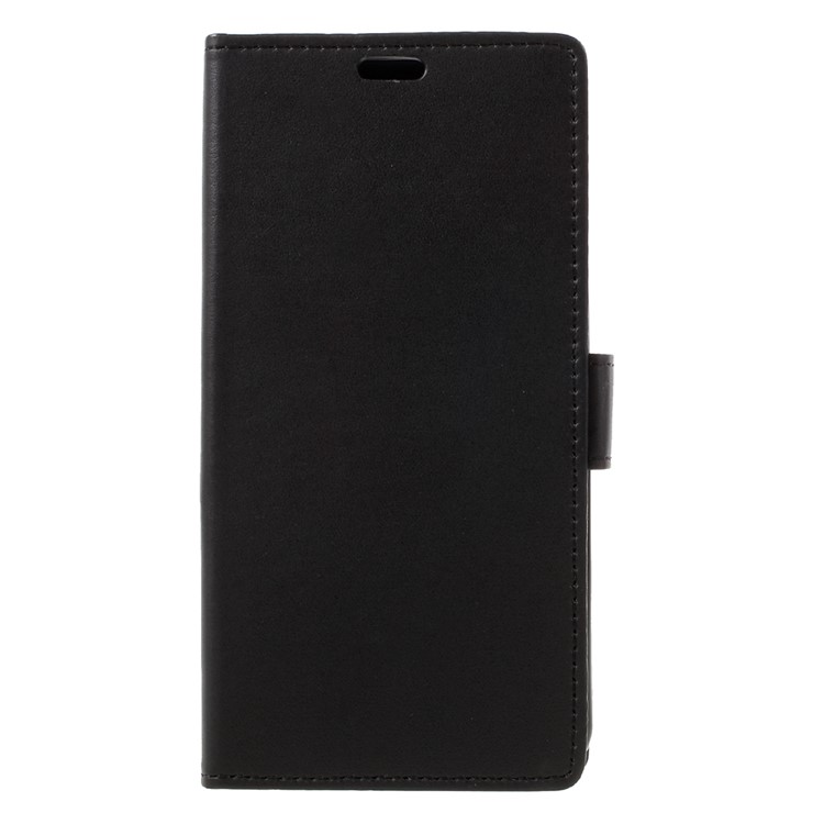 Folio Leather Wallet Stand Phone Case for LG Stylus 3 - Black-3