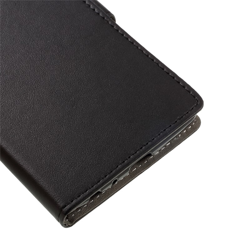 Folio Leather Wallet Stand Phone Case for LG Stylus 3 - Black-7