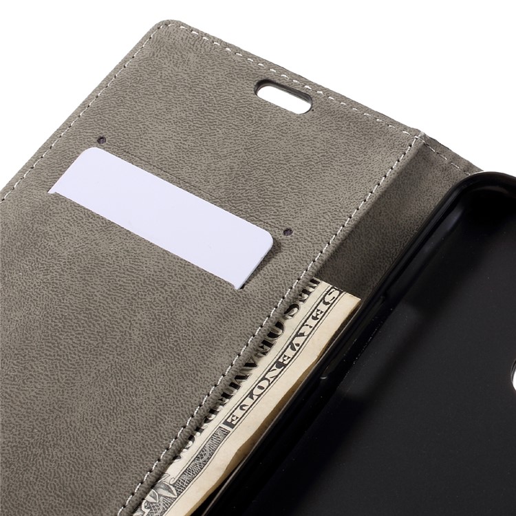 Folio Leather Wallet Stand Phone Case for LG Stylus 3 - Black-9