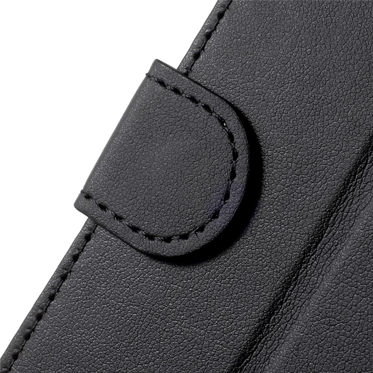 For LG V5 Magnetic Wallet Stand Leather Mobile Phone Case - Black-6