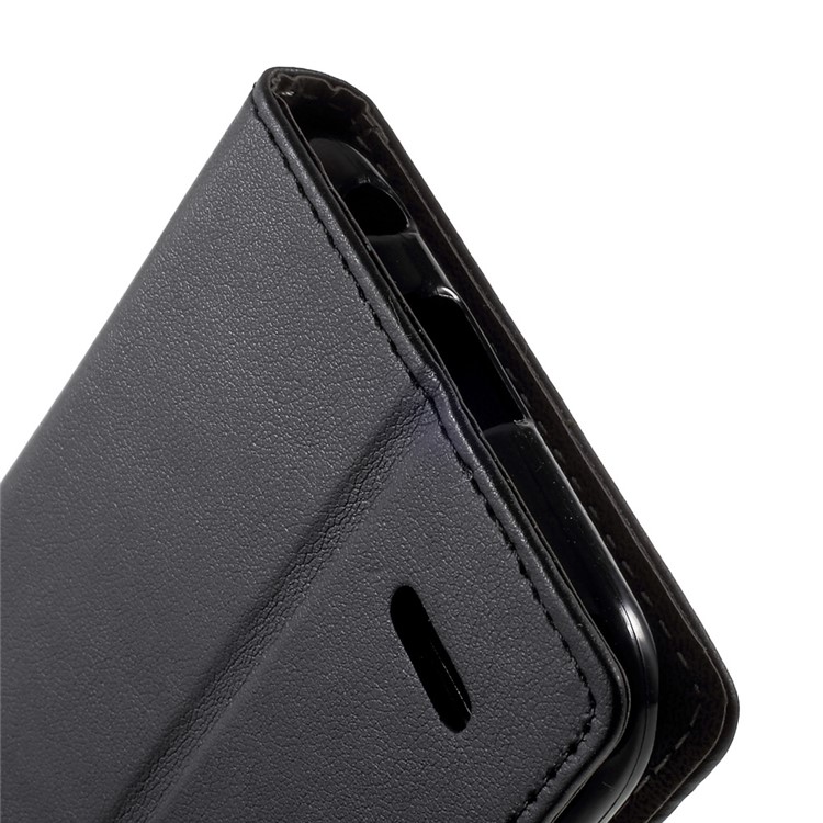 For LG V5 Magnetic Wallet Stand Leather Mobile Phone Case - Black-8