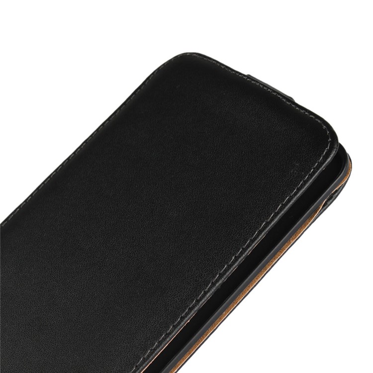 Vertical Flip Split Leather Cell Phone Case for LG K8 - Black-5