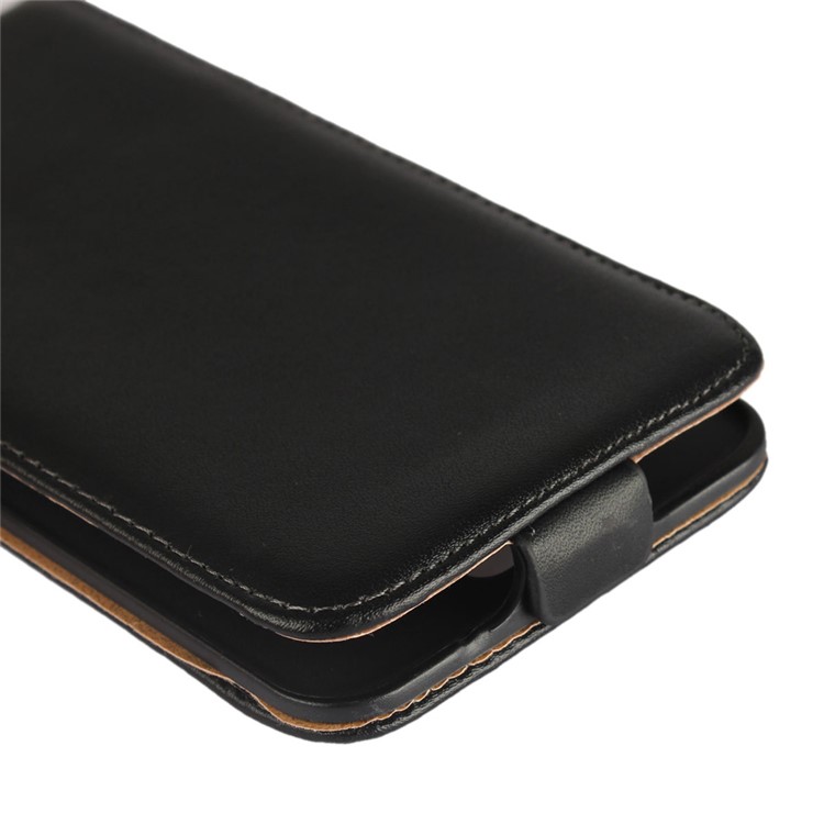 Vertical Flip Split Leather Cell Phone Case for LG K8 - Black-7