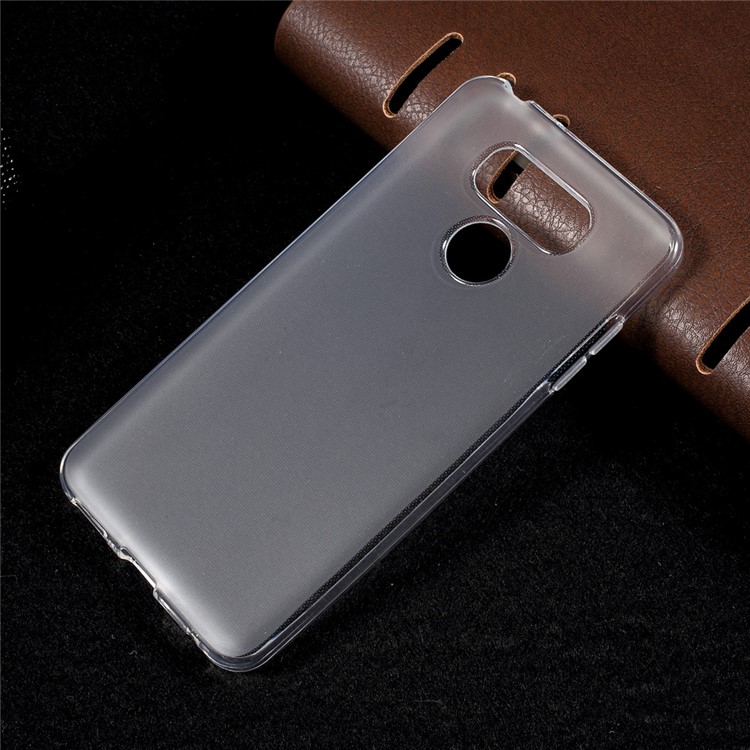 For LG G6 Thin Matte Gel TPU Cover Case with Non-slip Inner - Transparent-1