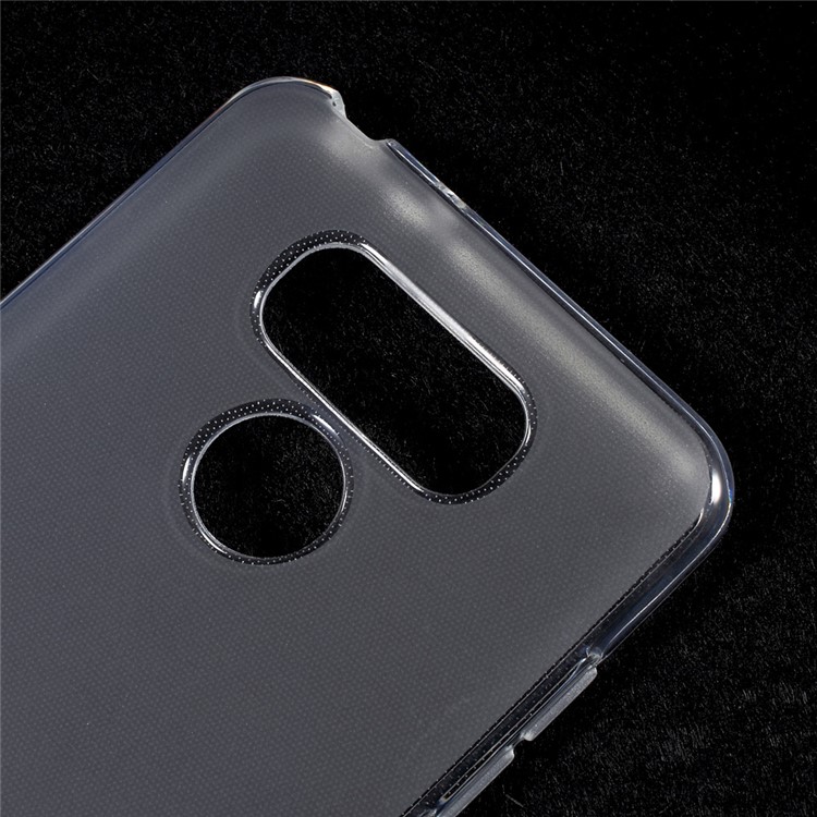 For LG G6 Thin Matte Gel TPU Cover Case with Non-slip Inner - Transparent-5