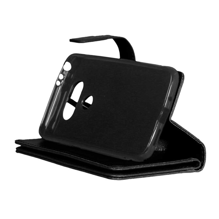 For LG G5 / G5 SE Crazy Horse 9 Card Slots Wallet Leather Case Cover - Black-7