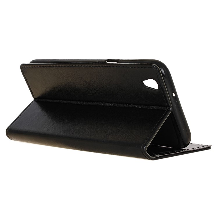 Crazy Horse Wallet Leather Stand Case for LG U F820L - Black-6