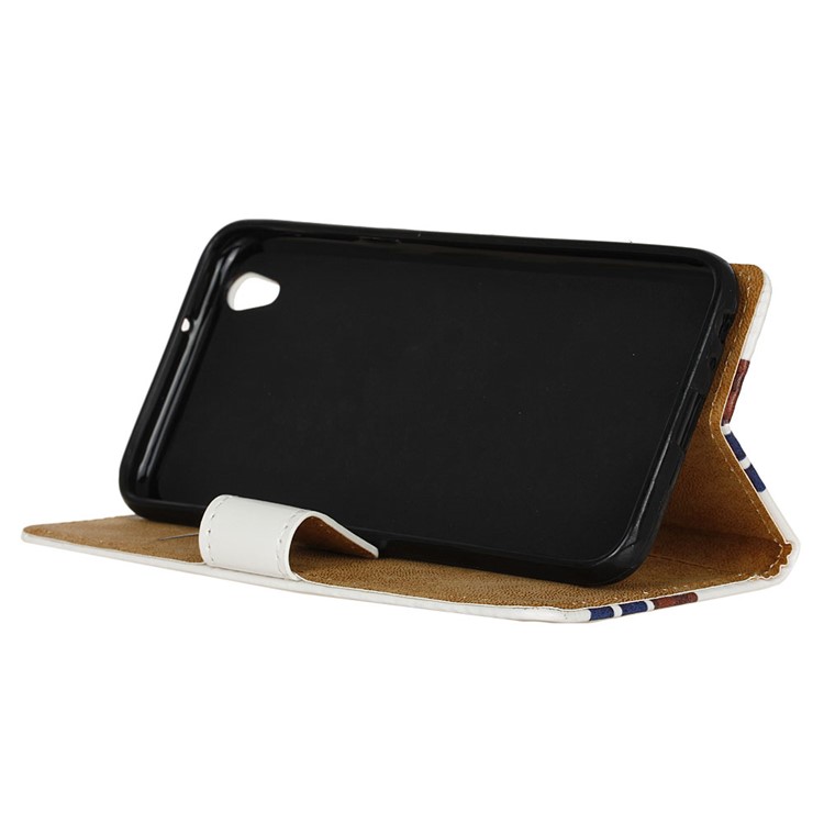 Patterned Leather Wallet Cell Phone Case for LG U F820L - Circles Seamless Pattern-6