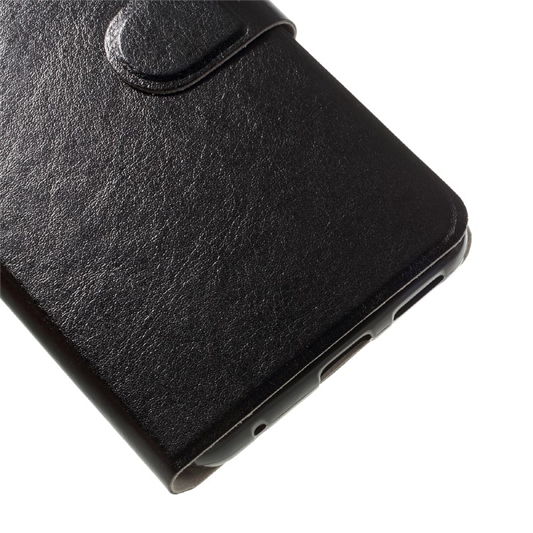 Crazy Horse Leather Stand Case for LG G6 - Black-7