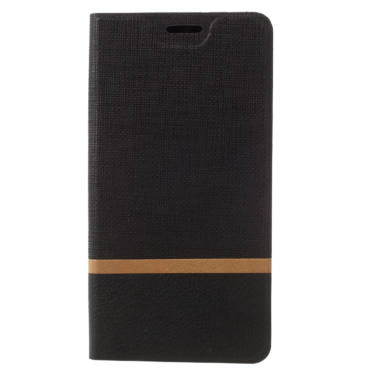 Cross Pattern Leather Card Holder Case for LG G6 - Black-3