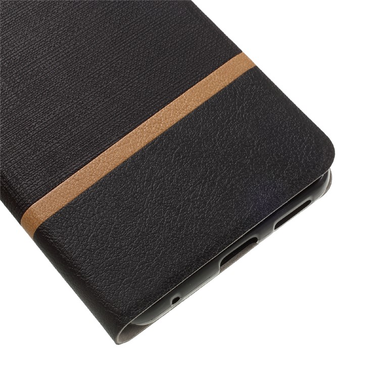 Cross Pattern Leather Card Holder Case for LG G6 - Black-7