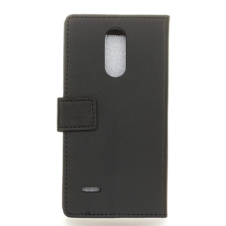 Wallet Stand Leather Flip Phone Case for LG V3 / K8 (2017) - Black-2