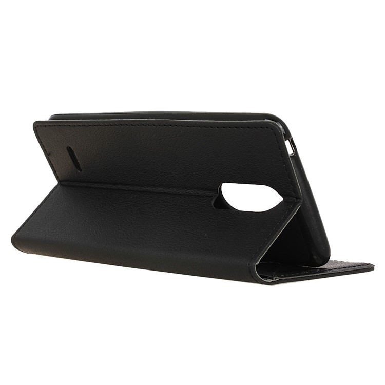 Wallet Stand Leather Flip Phone Case for LG V3 / K8 (2017) - Black-7