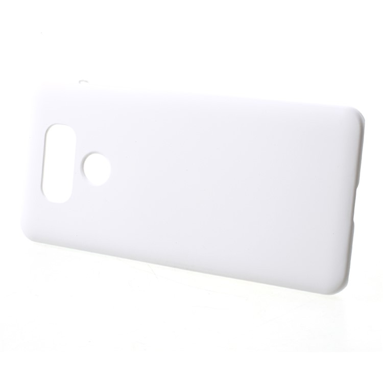 Rubber Coating PC Hard Phone Cover Shell for LG G6 - White-2