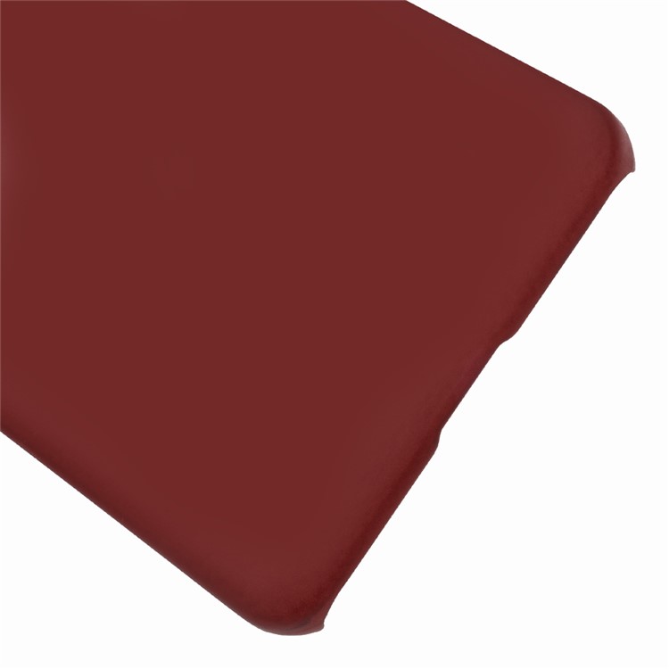 Rubber Coating PC Hard Phone Shell Casing for LG G6 - Red-4