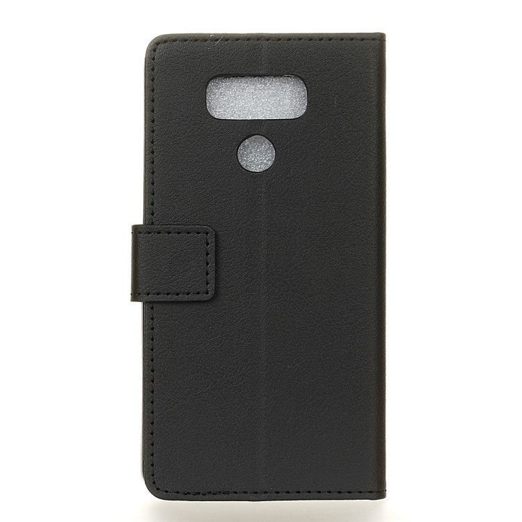 Wallet Leather Stand Case Phone Accessory for LG G6 - Black-2