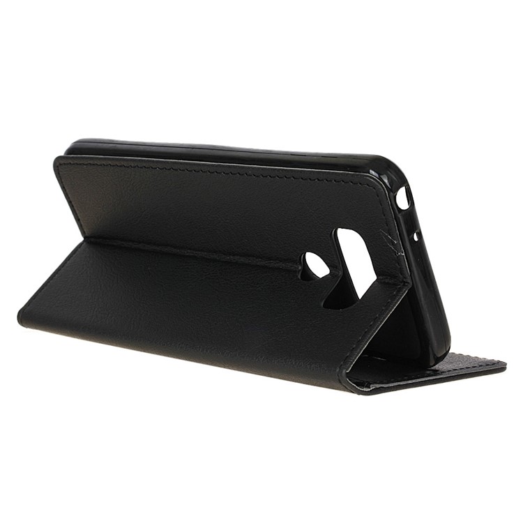 Wallet Leather Stand Case Phone Accessory for LG G6 - Black-5