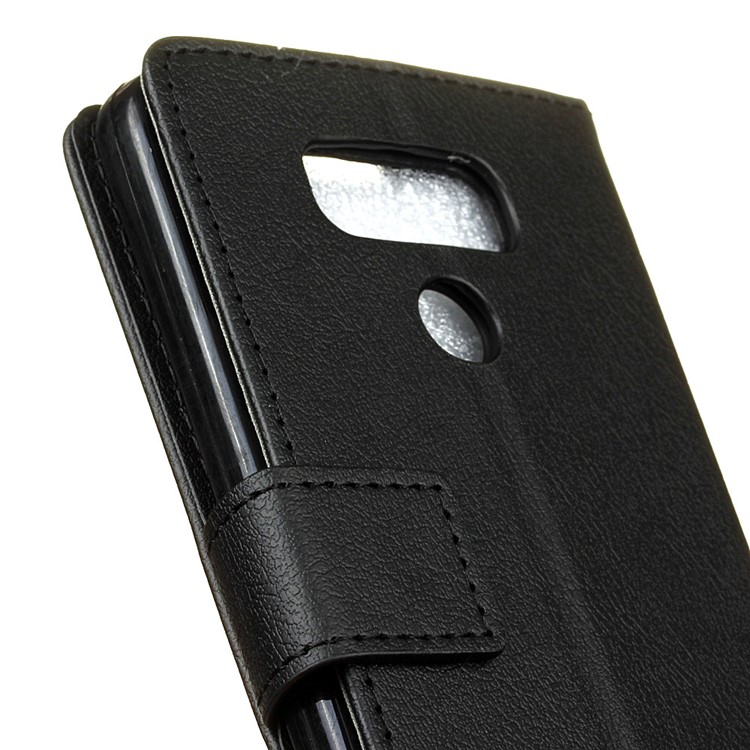 Wallet Leather Stand Case Phone Accessory for LG G6 - Black-7
