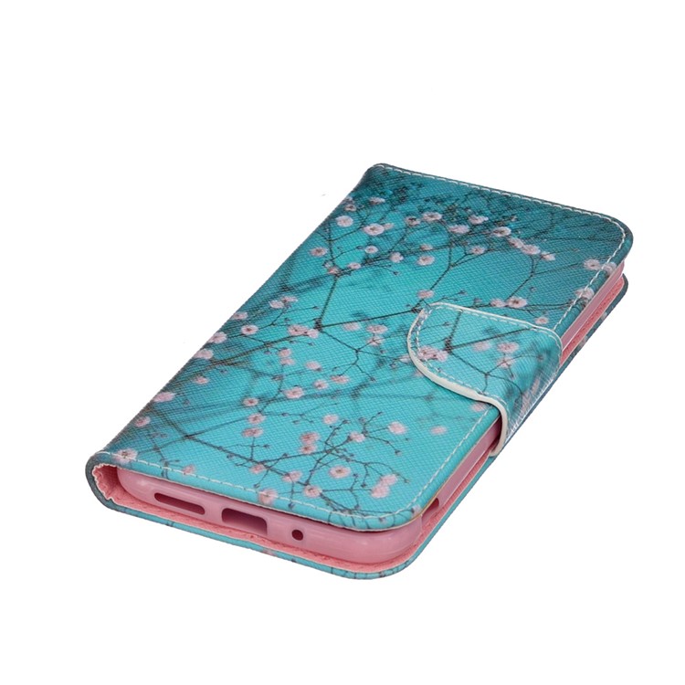 Pattern Printing PU Leather Wallet Cover for LG G5 / G5 SE - Pink Floret-5