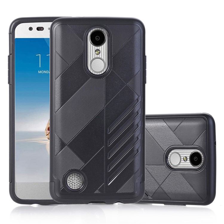 Armor Guard Plastic + TPU Phone Case for LG Aristo LV3 MS210 / K8 2017 M200N - Black-3
