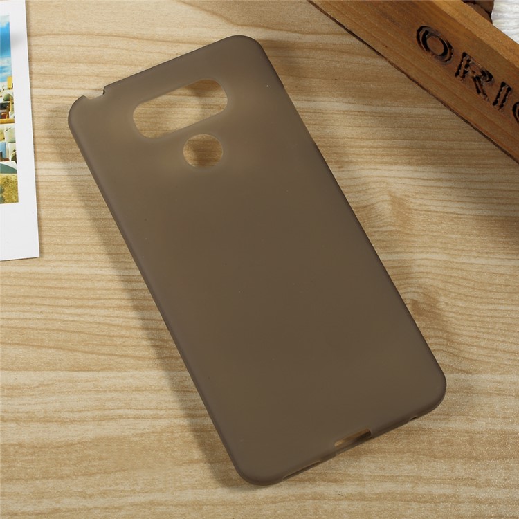 For LG G6 Matte Back Case TPU Phone Accessory - Grey-3