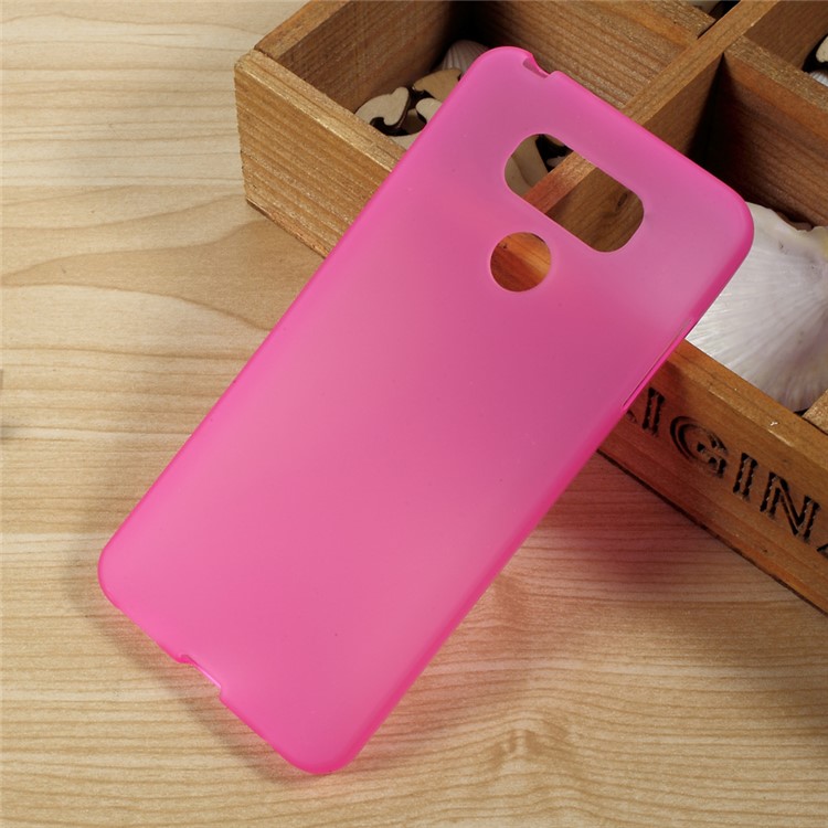 Matte Cell Phone Case TPU Cover for LG G6 - Rose-1