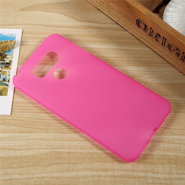 Matte Cell Phone Case TPU Cover for LG G6 - Rose-2