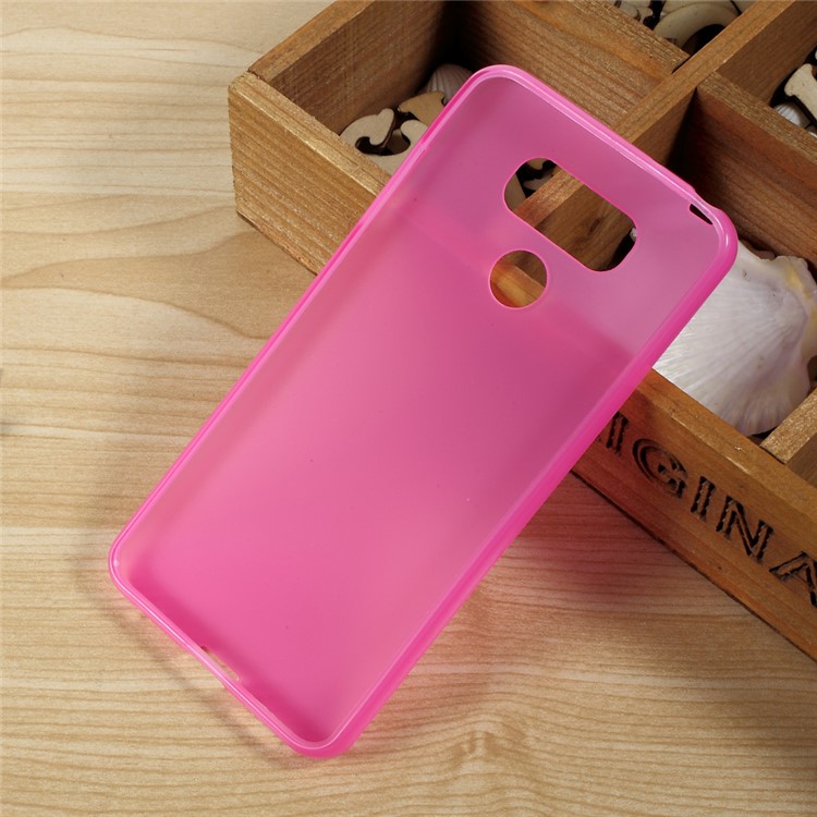 Matte Cell Phone Case TPU Cover for LG G6 - Rose-3