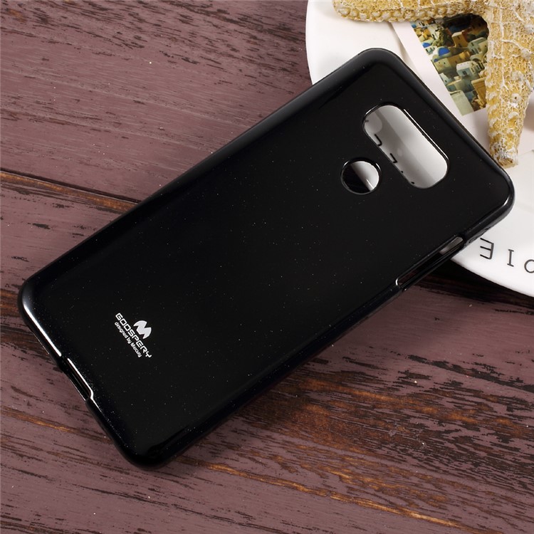 MERCURY GOOSPERY for LG G6 Glitter Powder Jelly TPU Case Accessory - Black-1