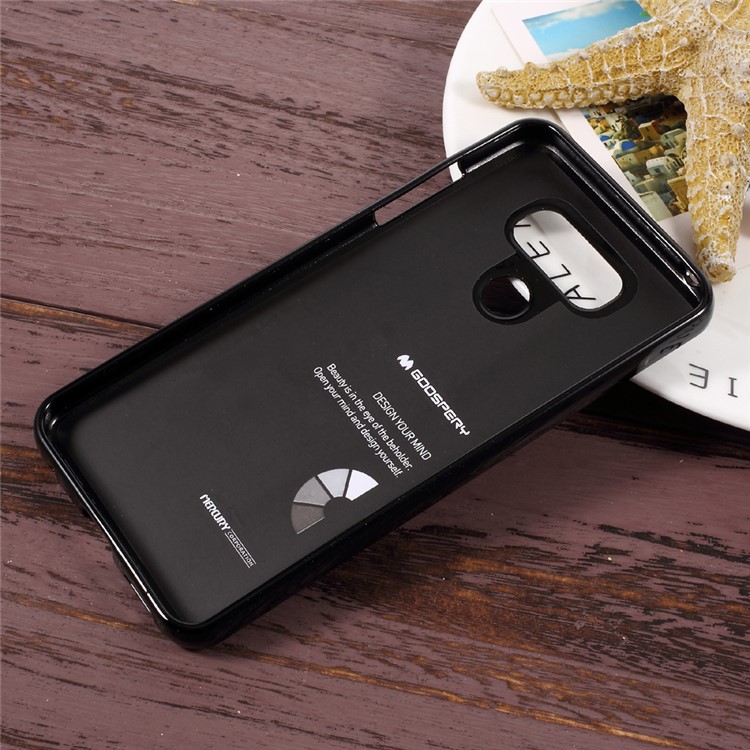 MERCURY GOOSPERY for LG G6 Glitter Powder Jelly TPU Case Accessory - Black-2