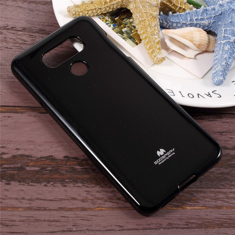 MERCURY GOOSPERY for LG G6 Glitter Powder Jelly TPU Case Accessory - Black-3